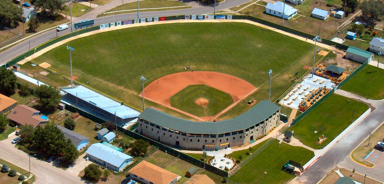 Aerial view of Rathert Field